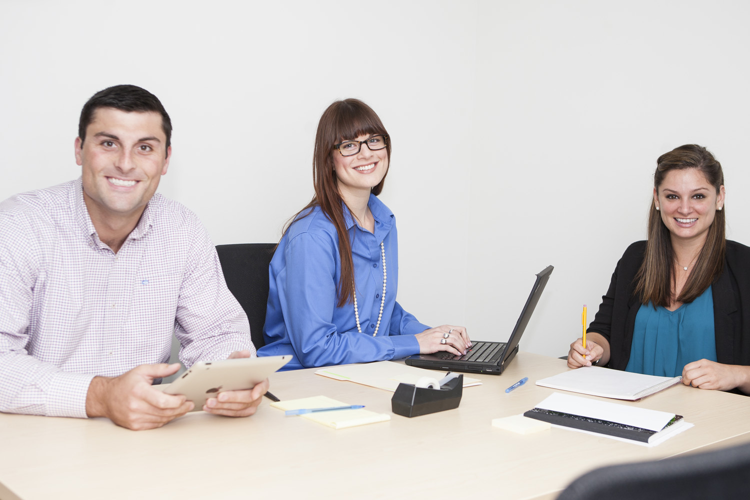 MyVoIP team in a client meeting